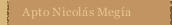 Apto Nicolás Megía